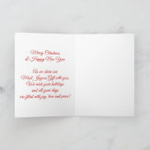 Carte Joyeux de Noël du bébé - PHOTO DE VOTRE BÉBÉ (Intérieur)