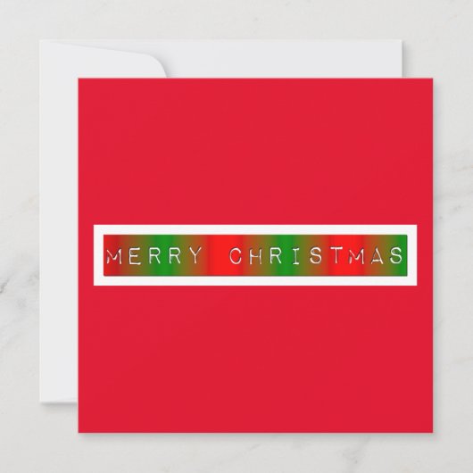 Carte Joyeux Dégradé de Noël (Devant)