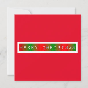 Carte Joyeux Dégradé de Noël