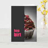 Carte Joyeux demi-anniversaire (Fleur jaune)