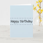 Carte Joyeux design ordinaire d'anniversaire (Fleur jaune)