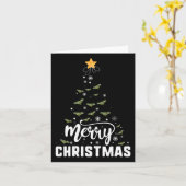 Carte Joyeux dragon à oreilles Arbre de Noël Famille Noë (Fleur jaune)