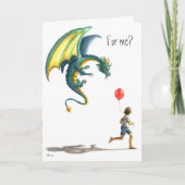 Carte Joyeux dragon d'anniversaire (Devant)