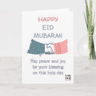 Carte Joyeux Eid - Poignée de main