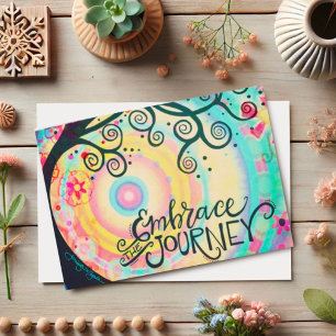 Carte Joyeux 'Embrasser le Voyage'