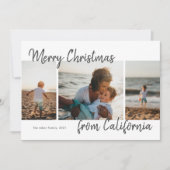 Carte Joyeux emplacement de Noël photo collage (Devant)