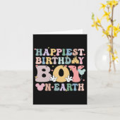 Carte Joyeux Enfant Sur Terre (Fleur jaune)