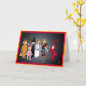 Carte Joyeux Enfants D'Halloween, Aarrgh ! (Fleur jaune)