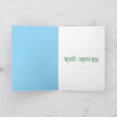 Carte Joyeux enseignant de Noël (Intérieur)