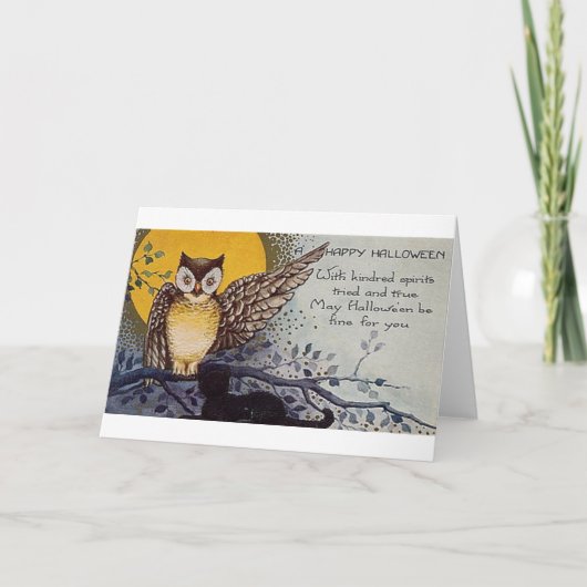 Carte Joyeux esprit d'Halloween (Devant)