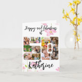 Carte Joyeux et fabuleux 50e anniversaire Multi Photo (Fleur jaune)