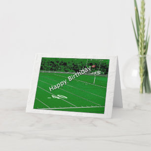 Carte Joyeux Fanatique de football d'anniversaire