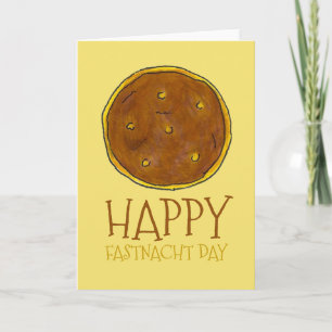 Carte Joyeux Fasnacht Fastnacht Day PA Dutch Donut Lent