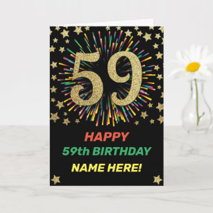 Cartes 59 Ans D Anniversaire Zazzle Be