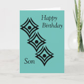 Carte Joyeux Fils d'anniversaire (Devant)