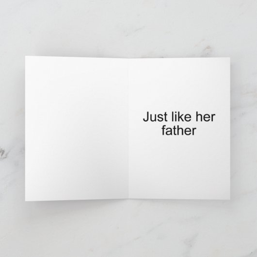 Carte Joyeux fils d'anniversaire en droit (Intérieur)