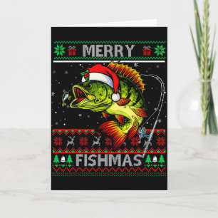 Carte Joyeux Fishmas B Fish Noël Pêche Noël Moche