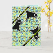 Carte Joyeux Flippin' Anniversaire (Carte) (Fleur jaune)