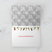 Carte Joyeux flocon de Noël (Intérieur)