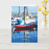 Carte Joyeux frère d'anniversaire (Fleur jaune)