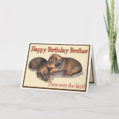 Carte Joyeux frère d'anniversaire (Devant)