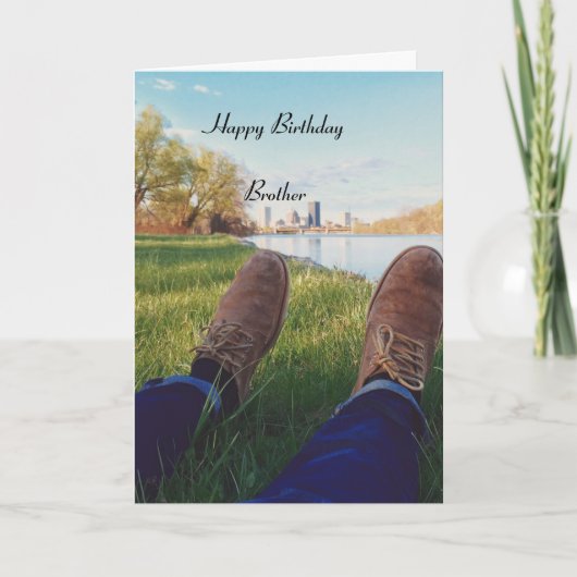 Carte Joyeux frère d'anniversaire (Devant)