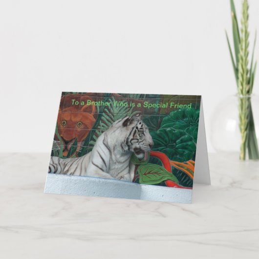 Carte Joyeux frère d'anniversaire (Devant)