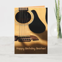 Joyeux frère d'anniversaire ! | Photo de guitare a