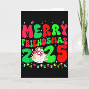 Carte Joyeux Friendsmas 2025 Noël Amis Correspondance P