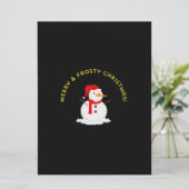 Carte Joyeux & Frivore Noël (Debout devant)