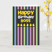 Carte Joyeux garçon d'anniversaire ! (Fleur jaune)