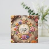 Carte Joyeux Govardhan Puja (Debout devant)