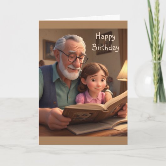 Carte Joyeux Grampa d'anniversaire (Devant)