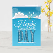 Carte Joyeux Grandparents (Fleur jaune)