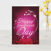 Carte Joyeux Grandparents (Fleur jaune)
