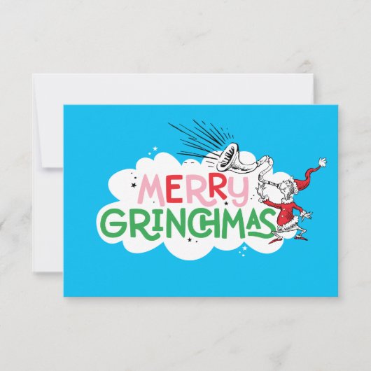 Carte Joyeux Grinchmas Monsieur Grinch (Devant)