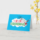 Carte Joyeux Grinchmas Monsieur Grinch (Fleur jaune)
