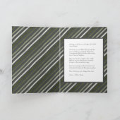 Carte Joyeux Gris moderne 2 Photo Noël Fête pliée (Intérieur)