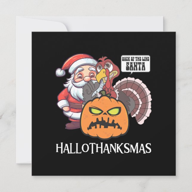 Carte Joyeux Hallothanksmas (Devant)