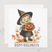 Carte Joyeux Halloween (Devant / Derrière)