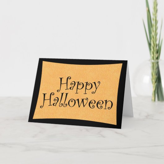 Carte Joyeux Halloween (Devant)