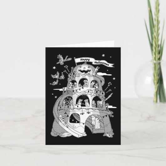 Carte Joyeux Halloween (Devant)