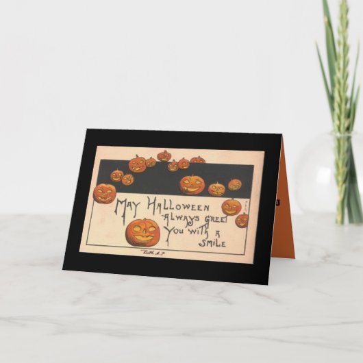 Carte Joyeux Halloween (Devant)