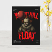Carte Joyeux Halloween (Fleur jaune)