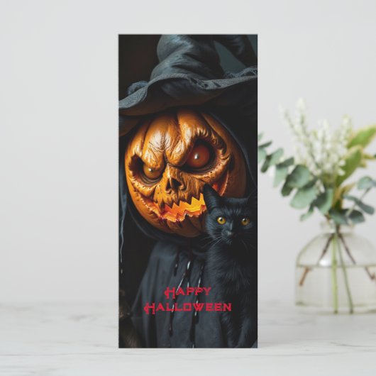 Carte Joyeux Halloween (Debout devant)