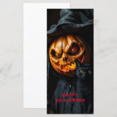 Carte Joyeux Halloween (Devant / Derrière)