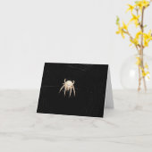 Carte Joyeux Halloween (Fleur jaune)
