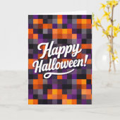 Carte Joyeux Halloween (Fleur jaune)