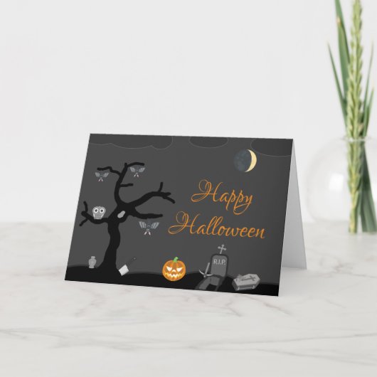 Carte Joyeux Halloween ! (Devant)