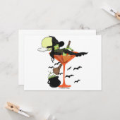 Carte Joyeux Halloween (Devant/Arrière en situation)